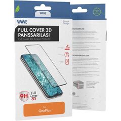 Wave Full Cover 3D tempered glass, OnePlus 12, black frame