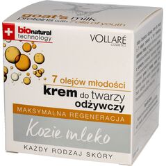 Vollare Krem do twarzy Kozie Mleko odżywczy 50ml