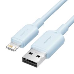 VENTION USB 2.0 A Male to Lightning Male 2.4A Cable 2M Blue PVC Type (LAMSH) (VENLAMSH) έως 12 άτοκες Δόσεις