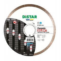 DISTAR DIAMOND BLADE CERAMIC SILENT 250 x 1.8 x 10 x 25.4