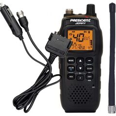 CB Radio President Ręczne radio CB President Jerry. Adaptor, akumulator, antena