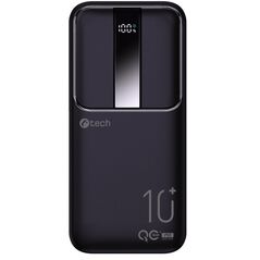 C-TECH Powerbanka 10000mAh, Li-Pol, 22,5W, USB-C/USB-A/micro USB