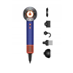 Dyson Supersonic Nural HD16 fén na vlasy, 1600 W, difuzér, 4 teploty, 3 rychlosti, vinca blue/topaz