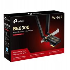 TP-Link Archer TBE552E WiFi7 PCIe adapter (BE9300,2,4GHz/5GHz/6GHz,Bluetooth5.4)