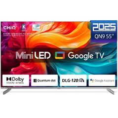CHiQ M55QN9V TV 55", UHD MiniLED  Google TV DLG 120 Hz