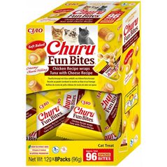 INABA CAT FUN BITES CHICKEN&TUNA&CHEESE 8x12g (96g)
