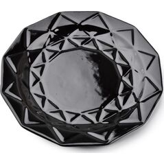 Lumarko Adel black talerz obiadowy 24cm