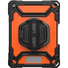 UAG Plasma HS Kickstand - obudowa ochronna z uchwytem do Apple Pencil, uchwytem na dłoń oraz podstawką do iPad 10.9" 10 generacja / 11" (A16) (orange/black)