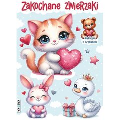 Książeczka Zakochane zwierzaki KREDKA