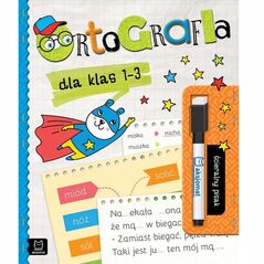 Książeczka Ortografia dla klas 1-3. Ścieralny pisak