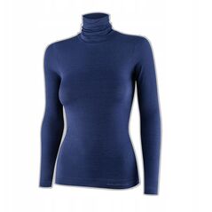 LS1627W Koszulka damska z golfem COMFORT MERINO granatowy XL