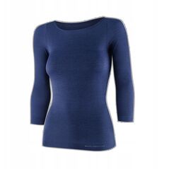 LS1628W Koszulka damska z rękawem 3/4 COMFORT MERINO granatowy L