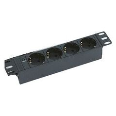 TRITON 10" rozvodný panel 4x230V DIN- 2m, černý