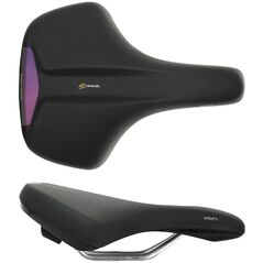 Siodło SELLEROYAL VIVO RELAXED 90st. żelowe, odblask, unisex