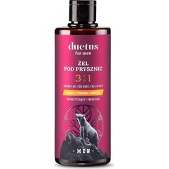 Duetus For Men Żel pod prysznic ciało, twarz, włosy energetyzujący 3w1, 300 ml