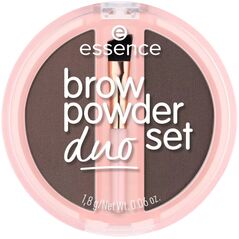 Essence Brow Powder Duo Set Puder do brwi 1.8g Dark (03)