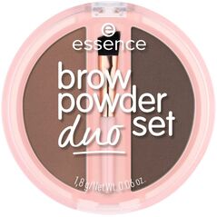 Essence Brow Powder Duo Set Puder do brwi 1.8g Medium (02)