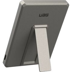 UAG Ultra Slim 5K - powerbank 5000 mAh z podstawką, ładowanie bezprzewodowe 10W, kompatybilny z MagSafe, kabel w zestawie (titanium)