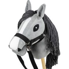 Froster Hobby Horse Skippi - lekki koń na kiju - Szary A5  - prezent dla dziecka