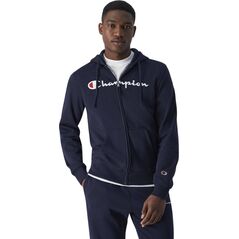 Champion Bluza męska Champion Full Zip Hoodie granatowa 220255 BS501 S