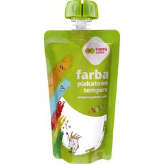 Farba plakatowa tempera biała 100ml HA 3310 0100-0 HAPPY COLOR