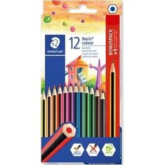 Kredki Noris colour 12 kol. + ołówek Noris HB Staedtler