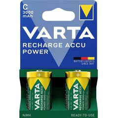 Varta Akku RECHARGE Power    C HR14 3000mAh   NEU  2St.