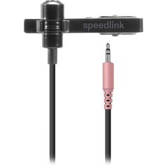 Speedlink Mikrofon SPES. zum Anstecken. Metalclip. schwarz retail
