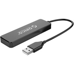 Hub FL01 stacja dokująca rozdzielacz USB-A na 4x USB-A - czarny Hub FL01 stacja dokująca rozdzielacz USB-A na 4x USB-A - czarny