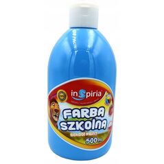 Farba szkolna niebieska 500ml EDUKAMP