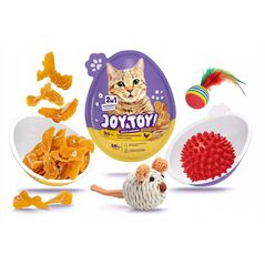JOY&TOY! SNACK SUPRISE DLA KOTA 2w1       ZABAWKA+SMAKOŁYK 20g KURCZAK   /18