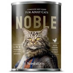 NOBLE CAT 415g  DRÓB  ( kawałki w sosie   )    /24