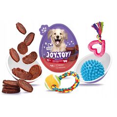 JOY&TOY! SNACK SUPRISE DLA PSA 2w1        ZABAWKA+SMAKOŁYK 20g WOŁOWINA   /18