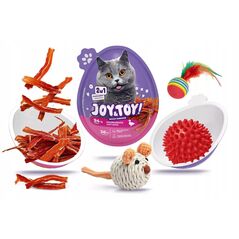 JOY&TOY! SNACK SUPRISE DLA KOTA 2w1       ZABAWKA+SMAKOŁYK 20g KACZKA   /18