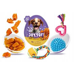 JOY&TOY! SNACK SUPRISE DLA PSA 2w1        ZABAWKA+SMAKOŁYK 20g KURCZAK   /18