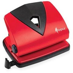 Forpus Punch hole, red, up to 30 sheets, metal 1101-024