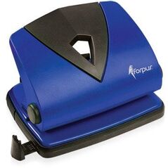 Forpus Punch hole, blue, up to 30 sheets, metal 1101-023