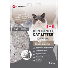 CAT LITTER BENTONITE ACTV CARB GRAN12KG