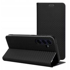 Kabura LUNA Book Carbon do SAMSUNG A36 5G czarny