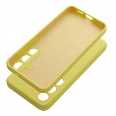 Futerał SILICONE 2mm do SAMSUNG A56 5G żółty