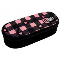 PIORNIK SASZ OWAL 1ZAM 1KLAP STRIGHT PINK CHECKE