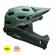 Kask full face BELL SUPER DH MIPS SPHERICAL matte green roz. L (58-62 cm) (NEW 2025)