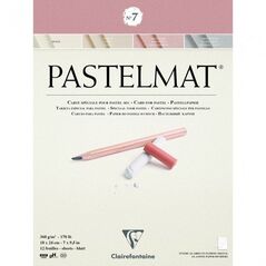Clairefontaine PASTELMAT paper nr.7 - 18x24 - 12 ark 4 farver