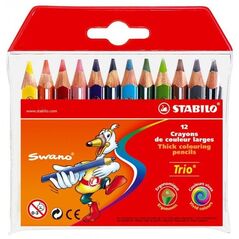 STABILO Trio, Multicolour, Czech Republic, 4.2 mm, 10 mm, 127 mm, 117 mm