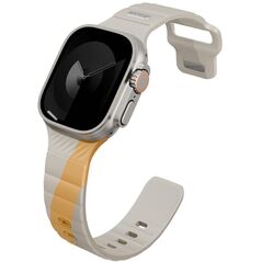 Strap UNIQ Stride De Rubber for Apple Watch 49/46/45/44mm beige