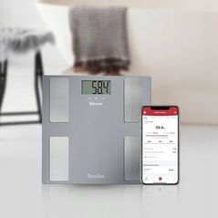 TERRAILLON 14874 Smart Connect  Blue personal scales and bod