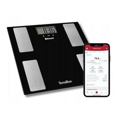 TERRAILLON 15490 Smart Connect  Black personal scales and bo