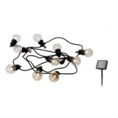 Sirius Home 69601, Light decoration chain, Black, 10 lamp(s), LED, Solar, 30 cm