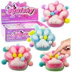Gniotek Kocia Łapka Zabawka Antystresowa Sensoryczna Squishy MIX