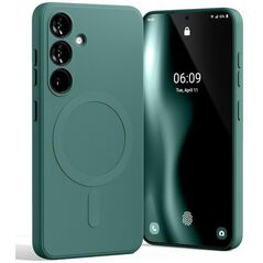 Mercury Semi-Silicon Magsafe Samsung S24 GREEN / ZIELONY